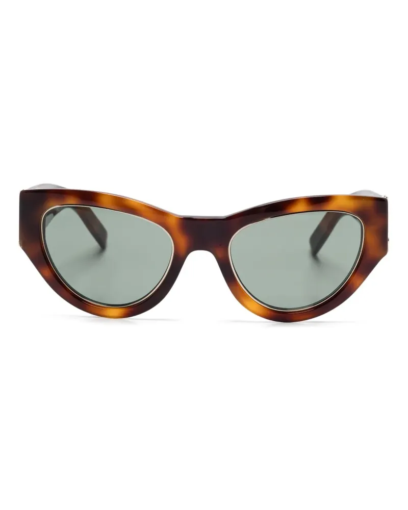 Saint Laurent Sonnenbrille mit Cat-Eye-Gestell - Braun Braun