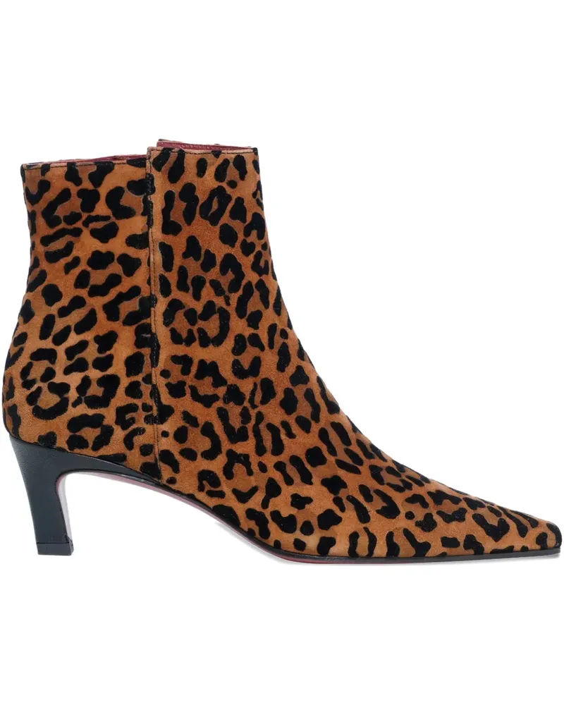 FESTA Milano Milia leopard-print boots - Braun Braun
