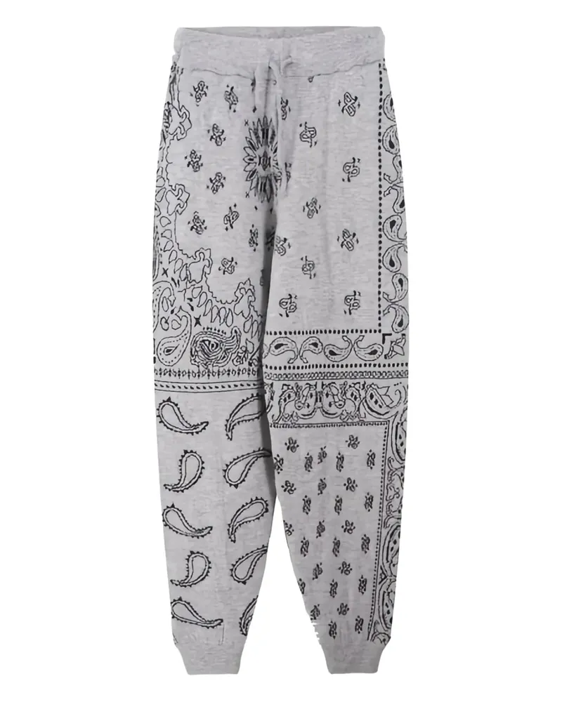 MC2 Saint Barth paisley-print track pants - Grau Grau