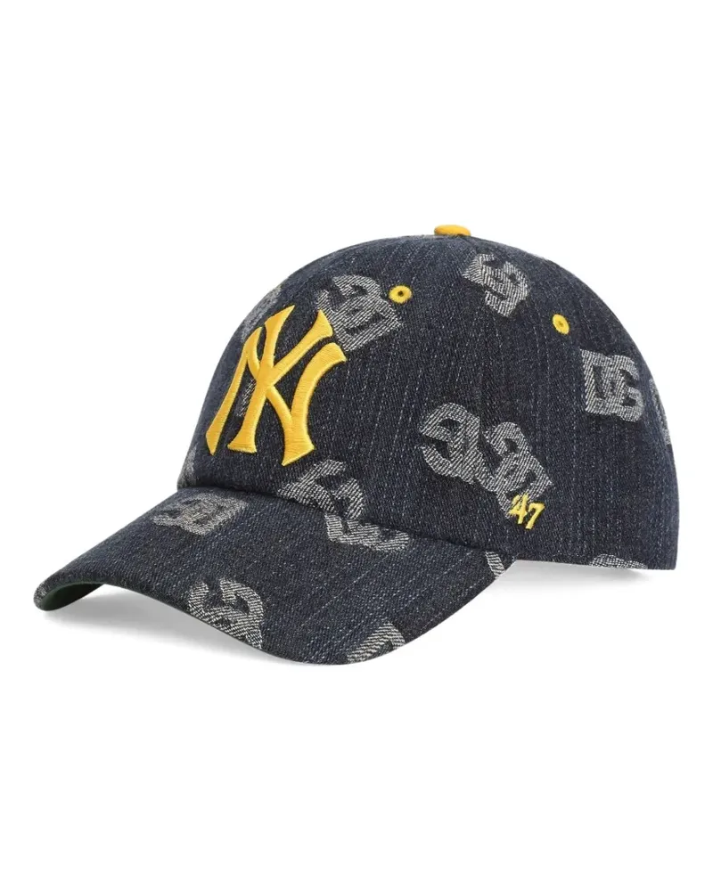 Dolce & Gabbana x '47 New York Yankees Baseballkappe mit Denim-Logo - Blau Blau