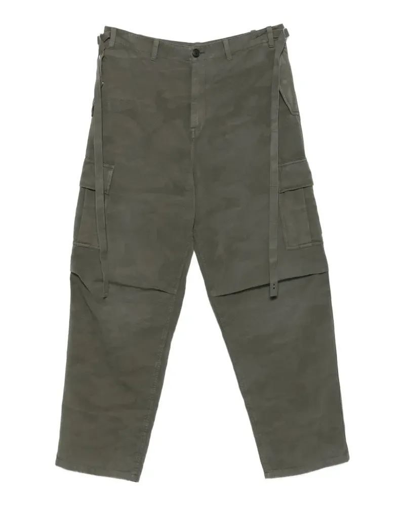 Fendi Cargohose mit Camouflagemuster - Grün Grün