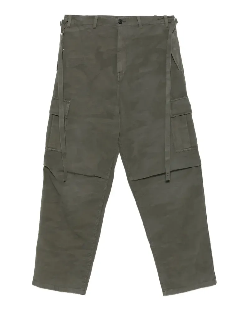 Fendi Cargohose mit Camouflagemuster - Grün Grün