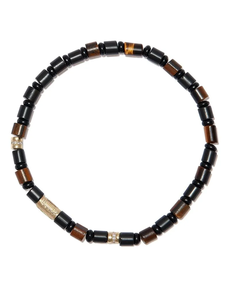 Luis Morais 14kt Gelbgold-Perlenarmband Gold