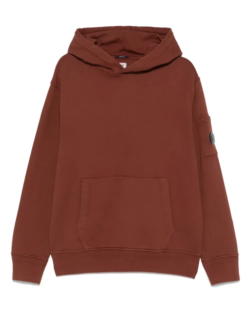 C.P. Company Hoodie mit Linsen-Detail - Braun Braun