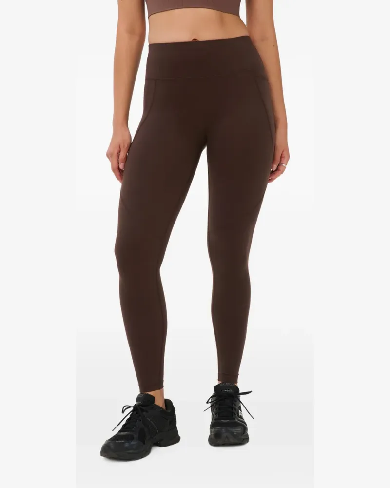 Sweaty Betty Leggings mit hohem Bund - Braun Braun