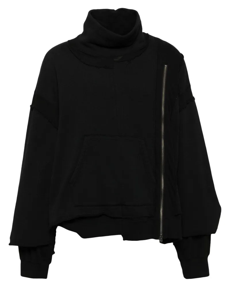 FACETASM Sweatshirt im Patchwork-Look - Schwarz Schwarz