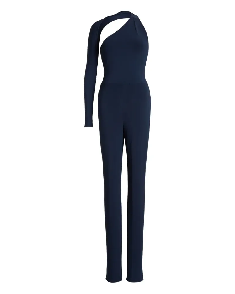 Ralph Lauren one-shoulder cutout-detail jumpsuit - Blau Blau