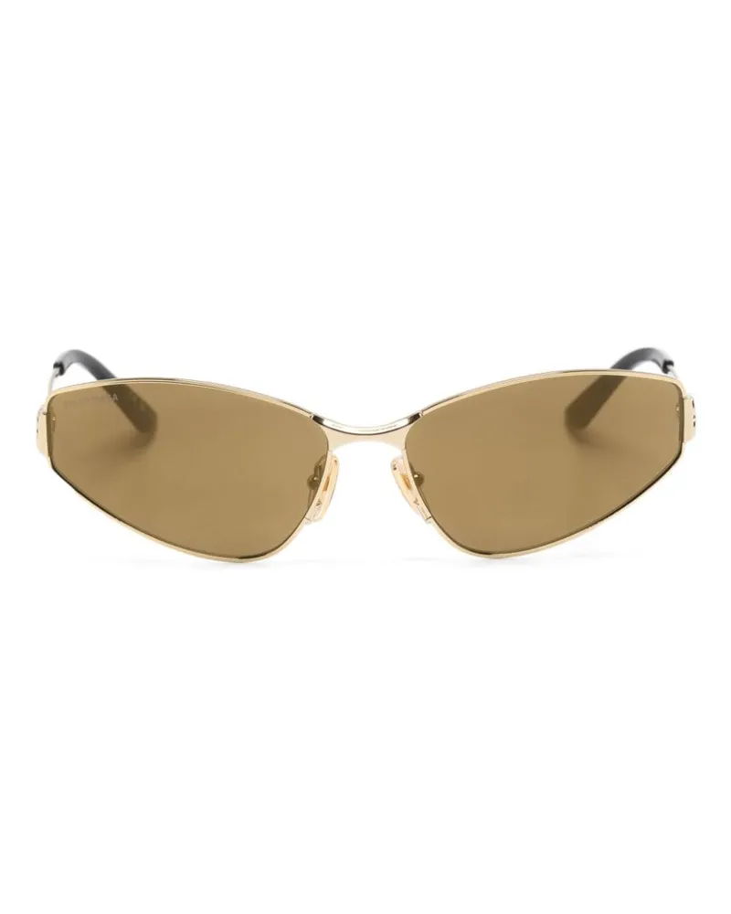 Balenciaga Sonnenbrille mit Cat-Eye-Gestell - Gold Gold