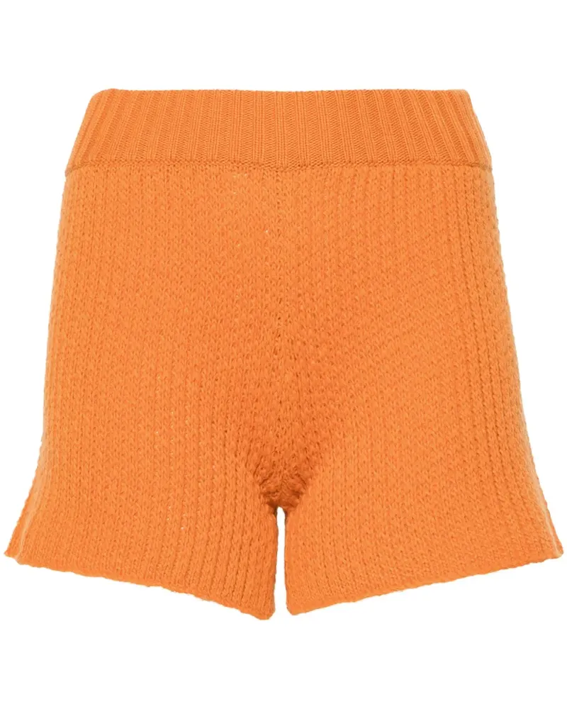 Alanui Shorts aus geripptem Strick - Orange Orange