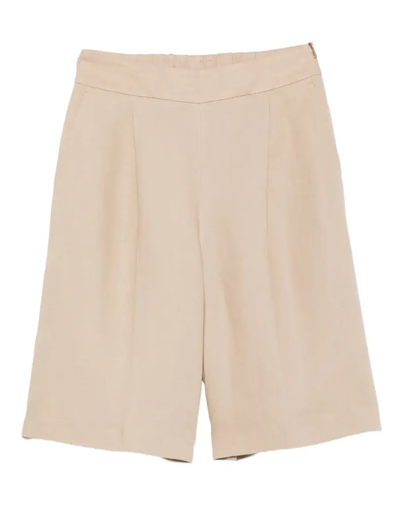 AGNONA pleated shorts - Nude Nude