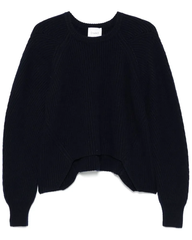 NUDE Pullover aus Wolle - Blau Blau