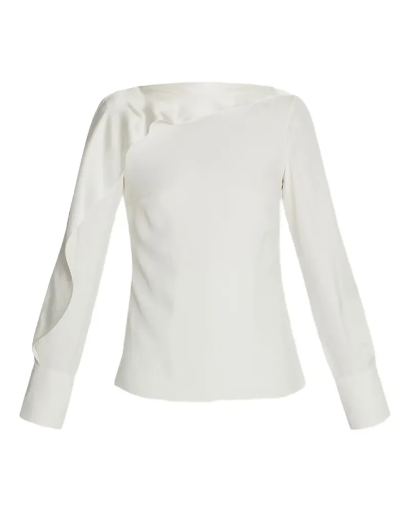 Erdem Langarmshirt mit Rüschen - Nude Nude