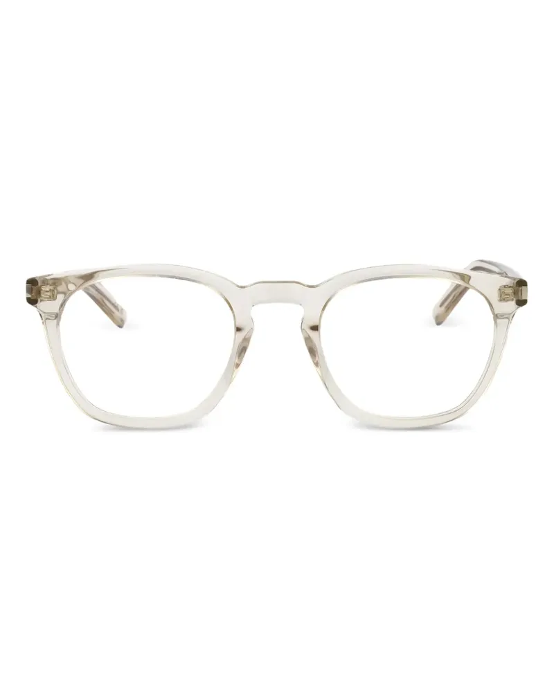 Saint Laurent Brille mit rundem Gestell - Weiß Weiß