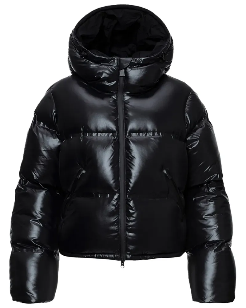 Aztech Mountain Gefütterte Minnie Nuke Jacke - Schwarz Schwarz