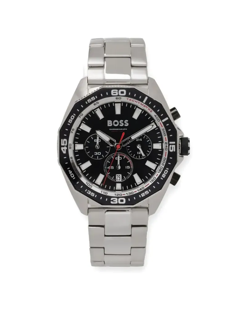 HUGO BOSS Edelstahl 43mm - Silber Silber