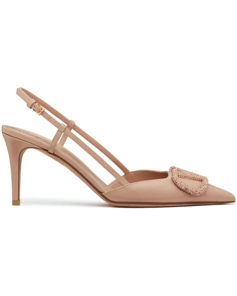 Valentino Garavani VLogo Pumps 80mm - Nude Nude
