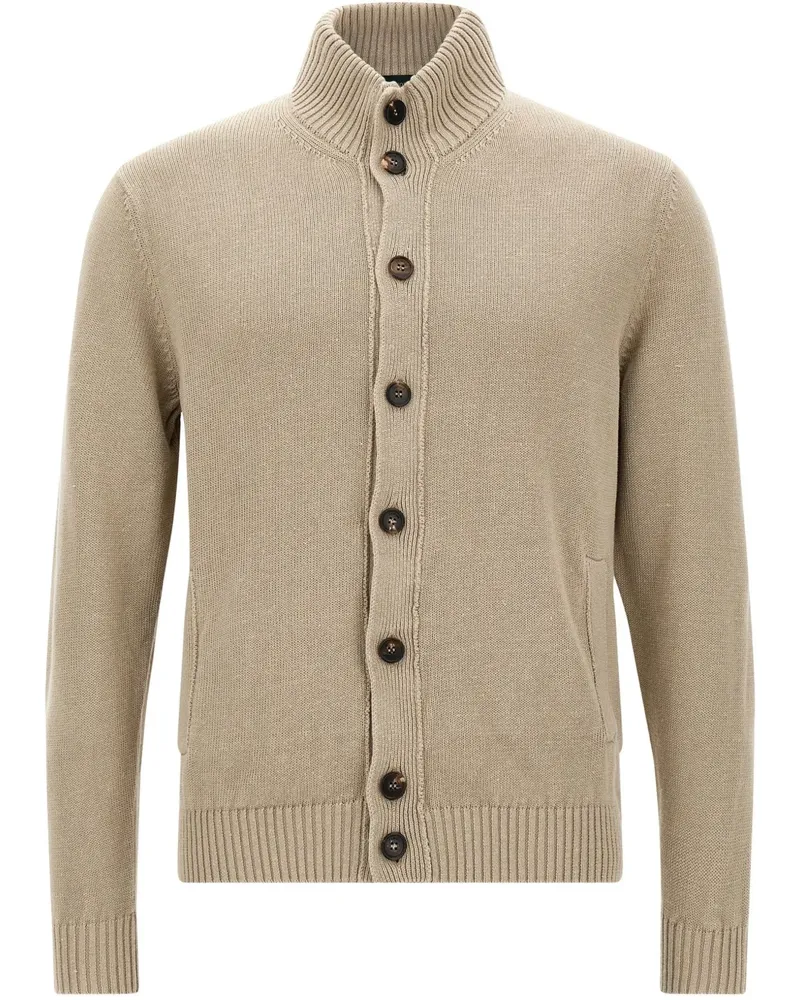 Zanone Chioto Cardigan - Nude Nude