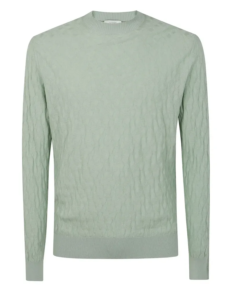 Ballantyne Pullover mit Jacquardmuster - Grün Grün