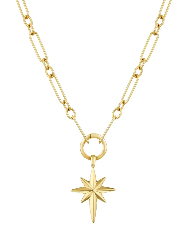 Dinny Hall My World North Star Halskette mit Posaunen - Gold Gold