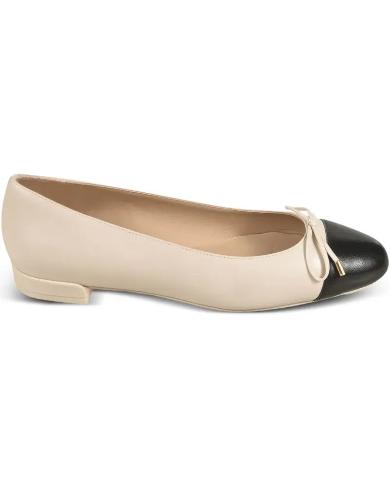 Stuart Weitzman Sleek Pumps mit Schleifendetail - Nude Nude