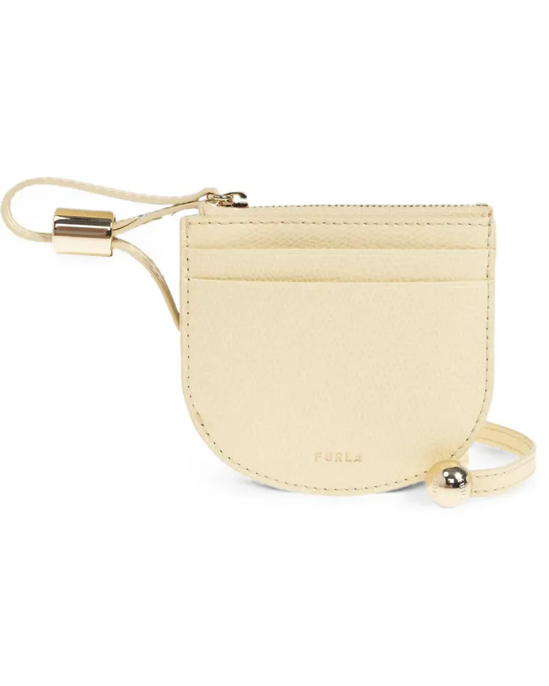 Furla Laura grainy-effect leather wallet - Weiß Weiß