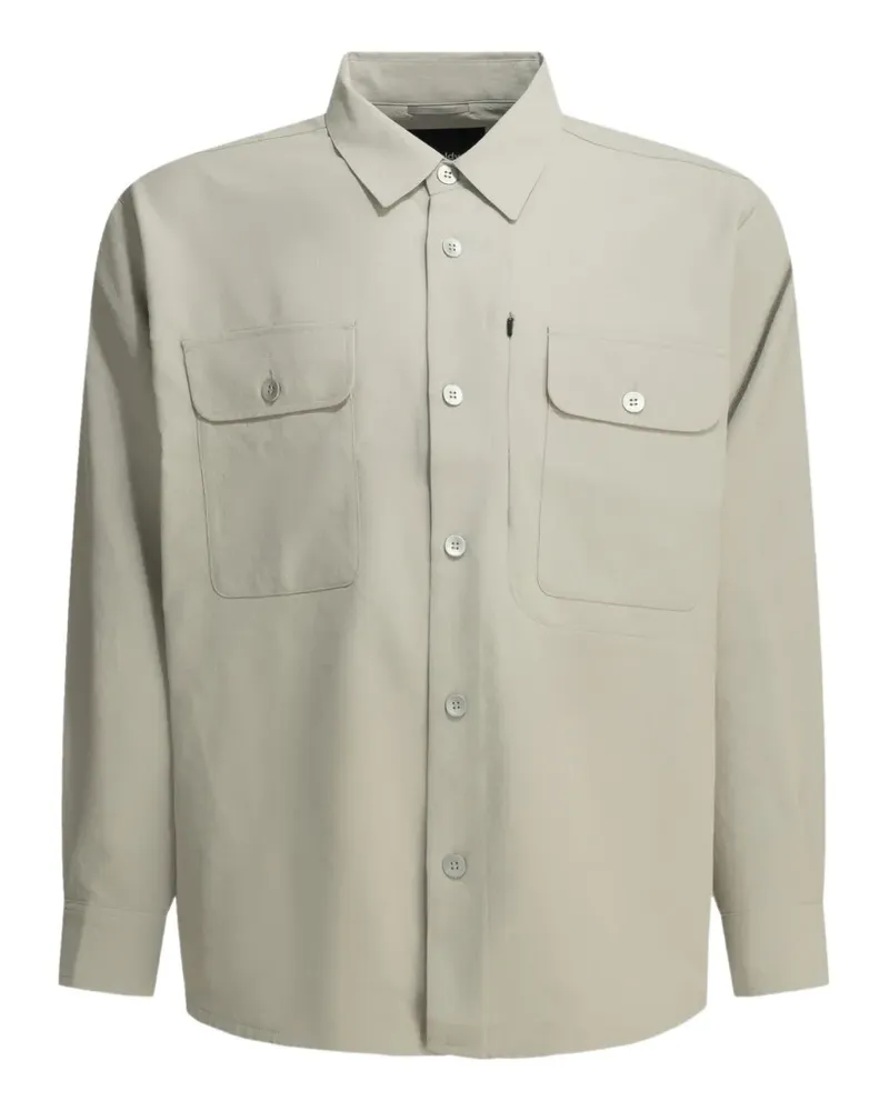 Goldwin button-up chest-pockets shirt - Nude Nude
