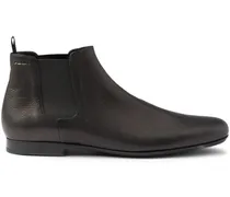 Chelsea-Boots mit mandelförmiger Kappe - Schwarz