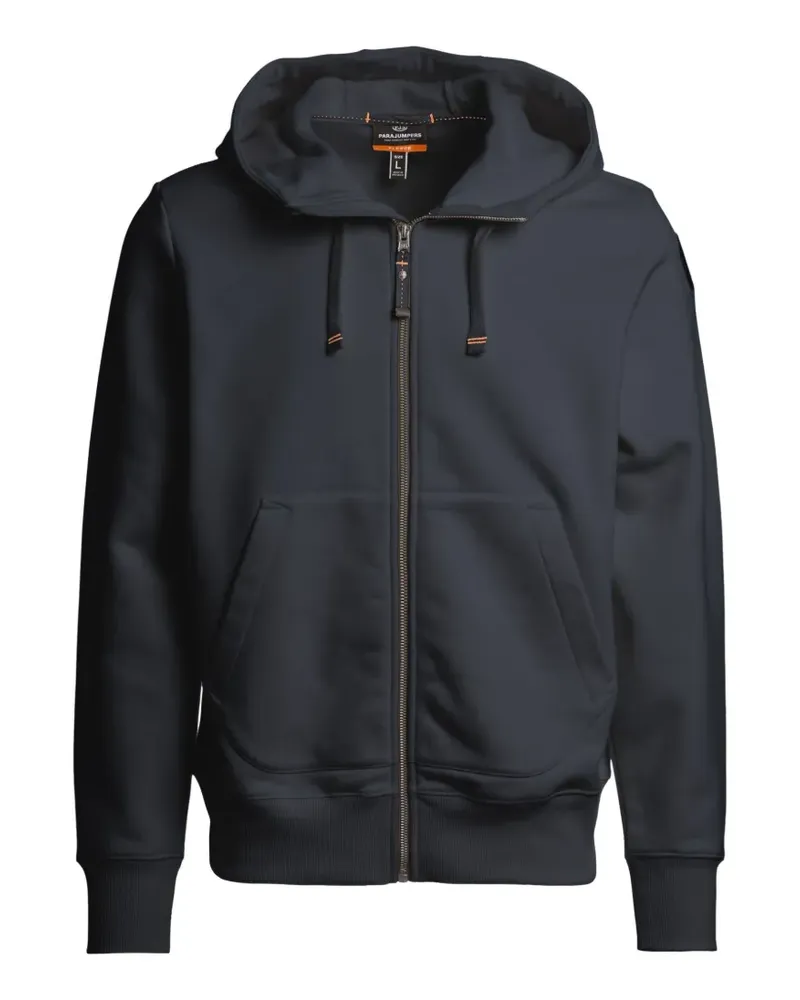 Parajumpers Charlie easy logo-patch zip-up hoodie - Grau Grau