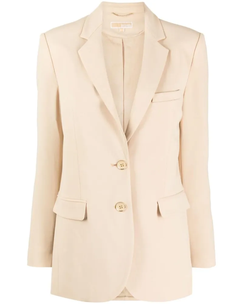 Michael Kors Einreihiger Mensy Blazer Gelb