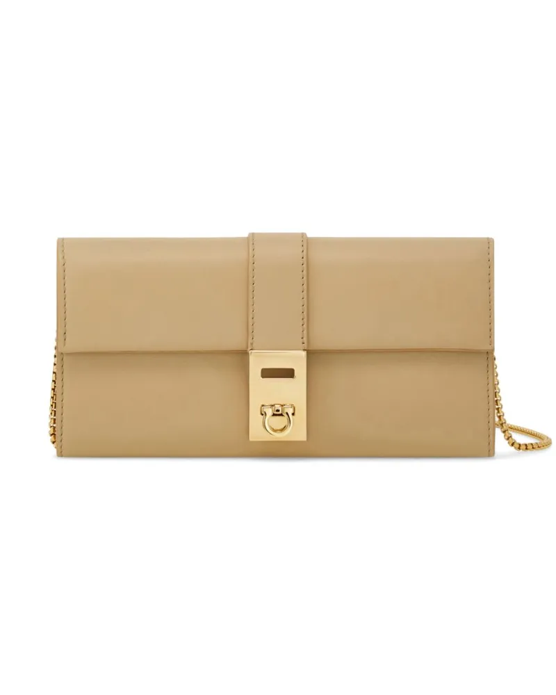 Ferragamo Hug Portemonnaie - Nude Nude