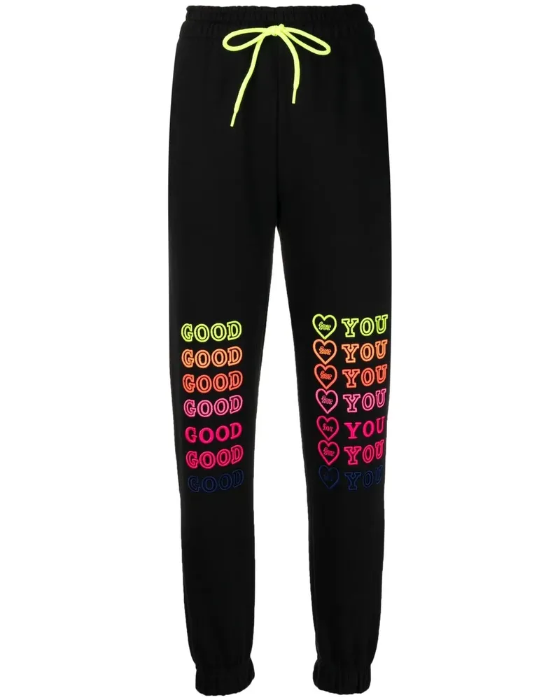 IRENEISGOOD Jogginghose mit Kordelzug - Schwarz Schwarz