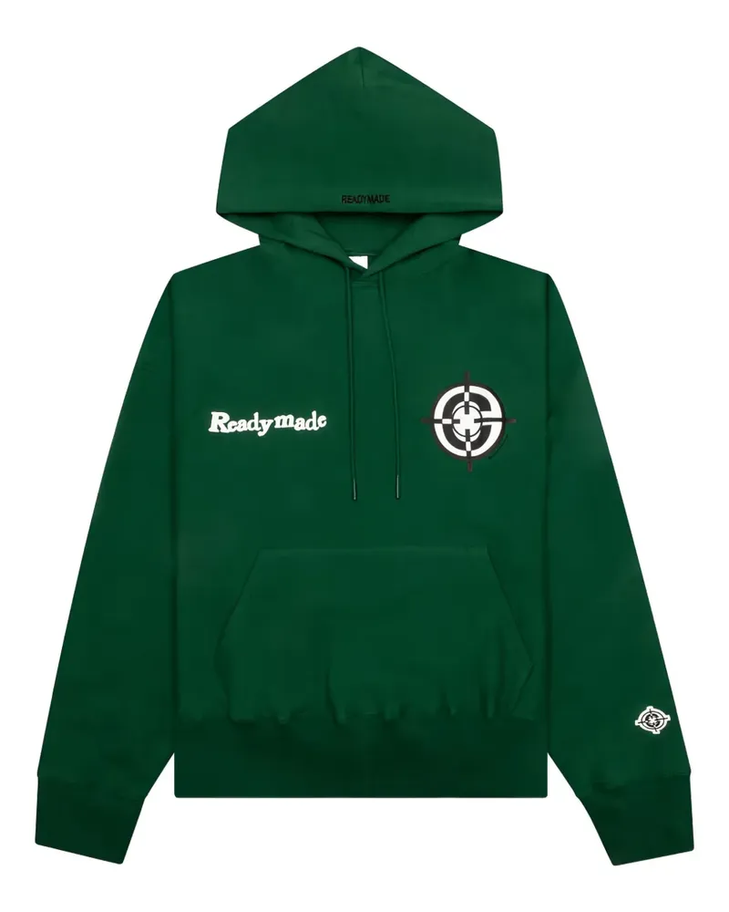 READYMADE CLF Hoodie mit Target-Logo - Grün Grün