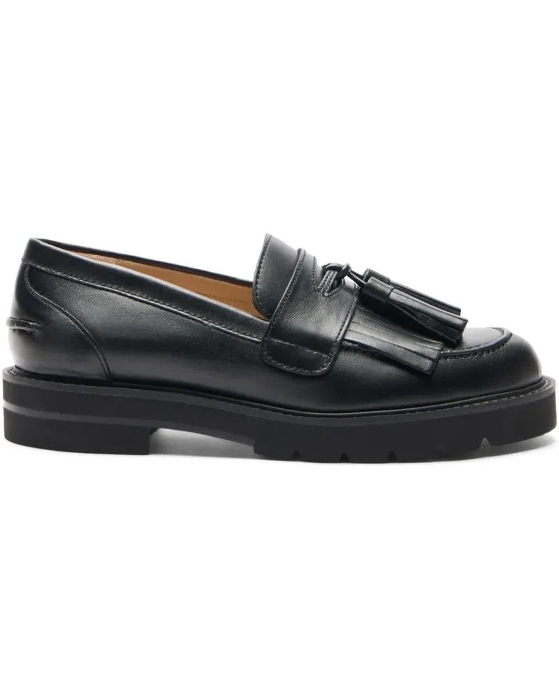 Stuart Weitzman Loafer aus Leder - Schwarz Schwarz