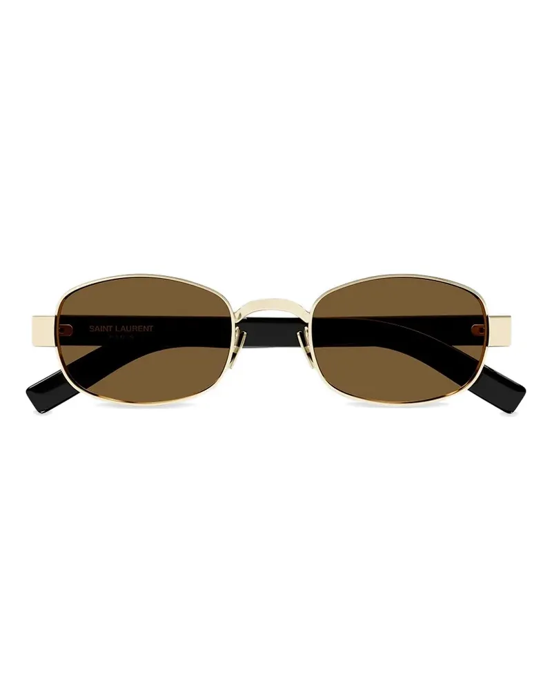 Saint Laurent oval-frame sunglasses - Gold Gold