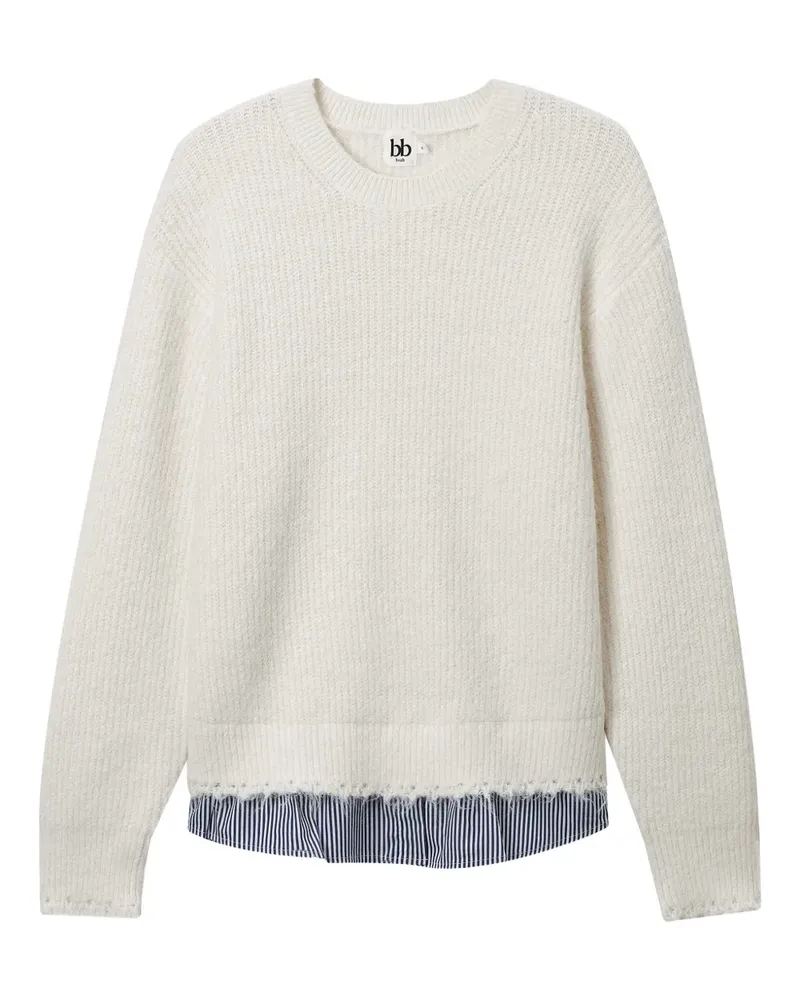 b+ab round-neck sweater - Nude Nude