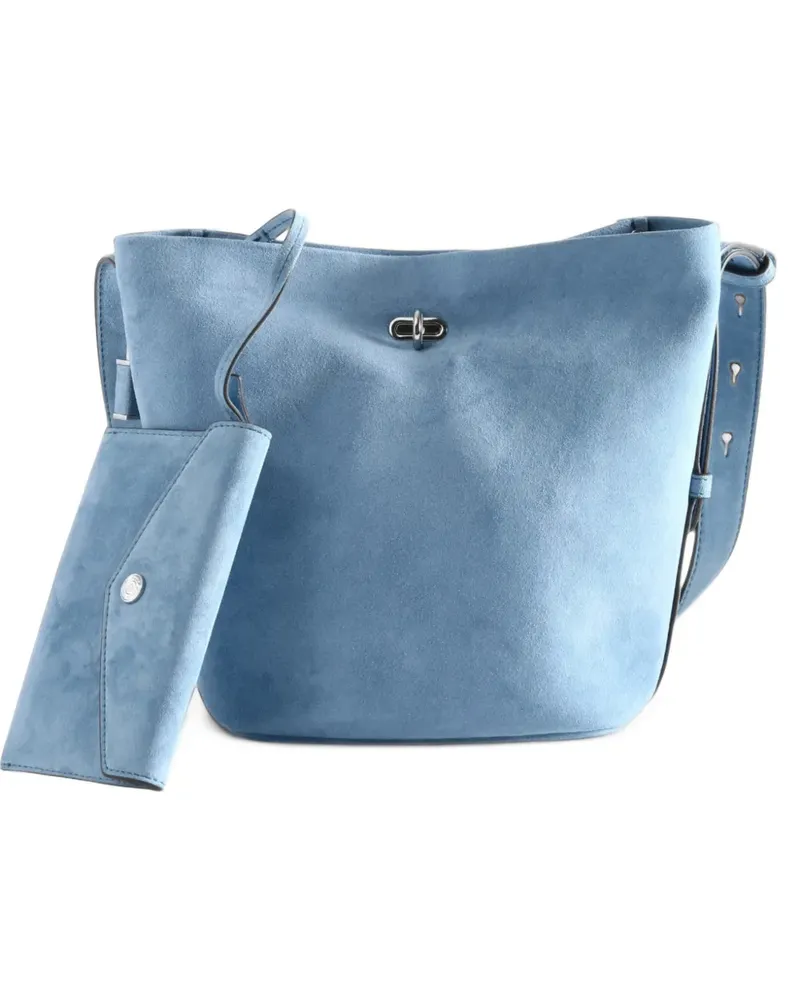 Tory Burch Mittelgroße Lock Slim Beuteltasche - Blau Blau