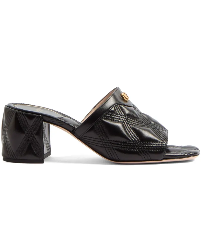 Valentino Garavani Quiltie 67 Sandalen 60mm - Schwarz Schwarz