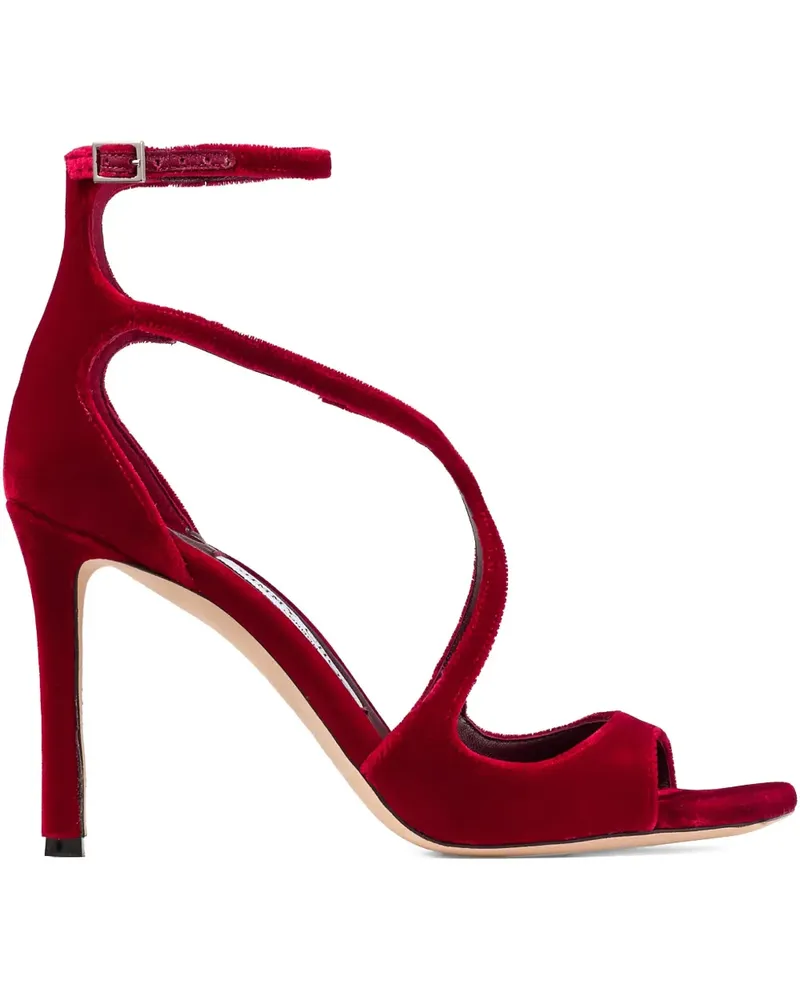 Jimmy Choo Azia Sandalen 95mm - Rot Rot