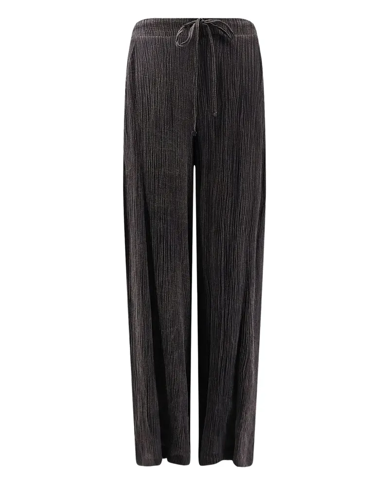 Ixos Gestreifte Hose mit Stretchbund - Grau Grau