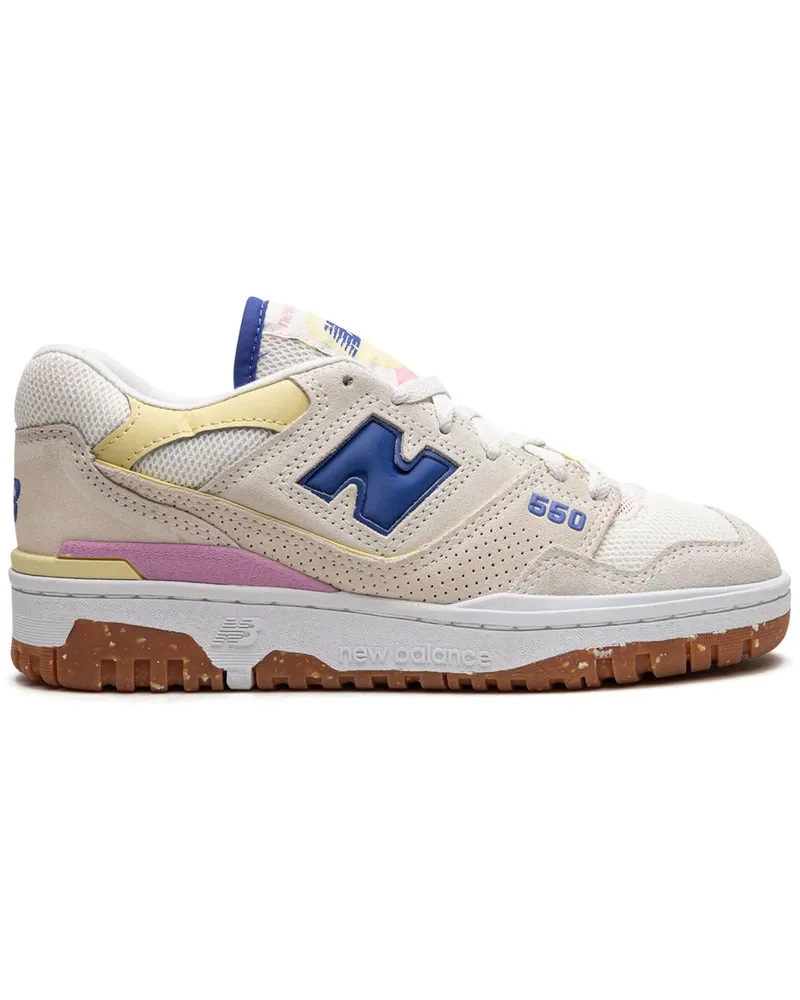 New Balance 550 Sea Salt/Marine Blue Sneakers - Nude Nude
