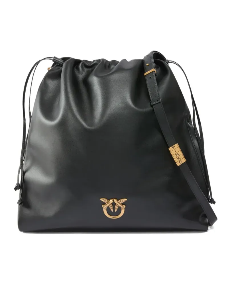 Pinko logo-detail mini bag - Schwarz Schwarz