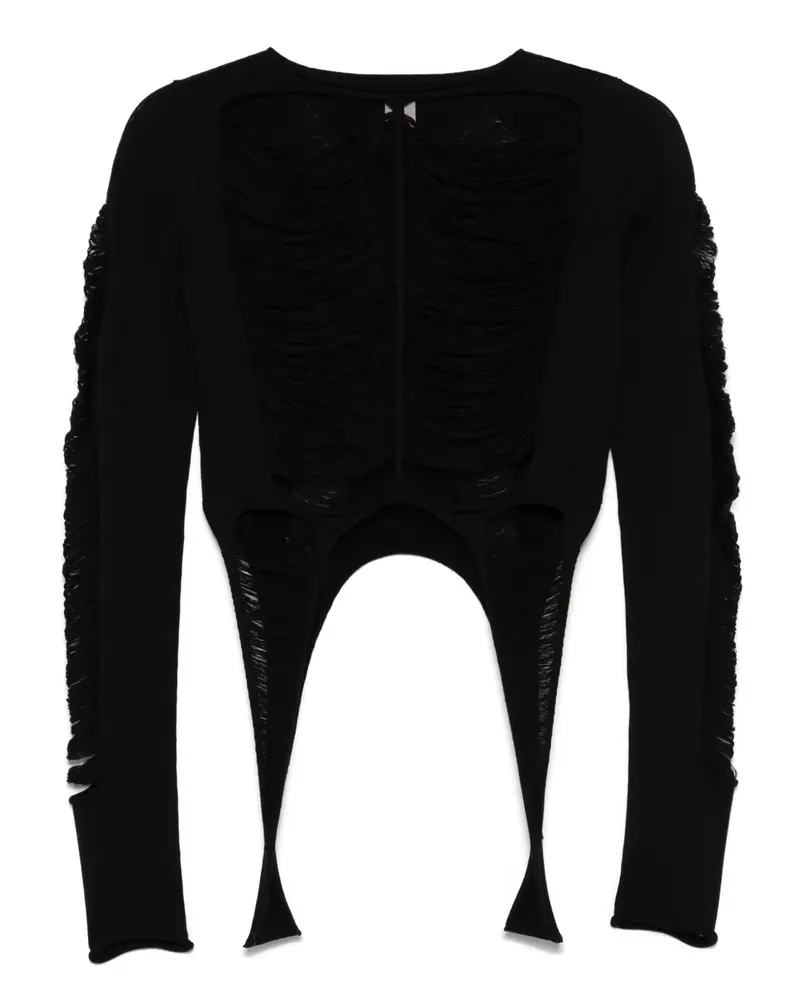Rick Owens Tanja Oberteil - Schwarz Schwarz