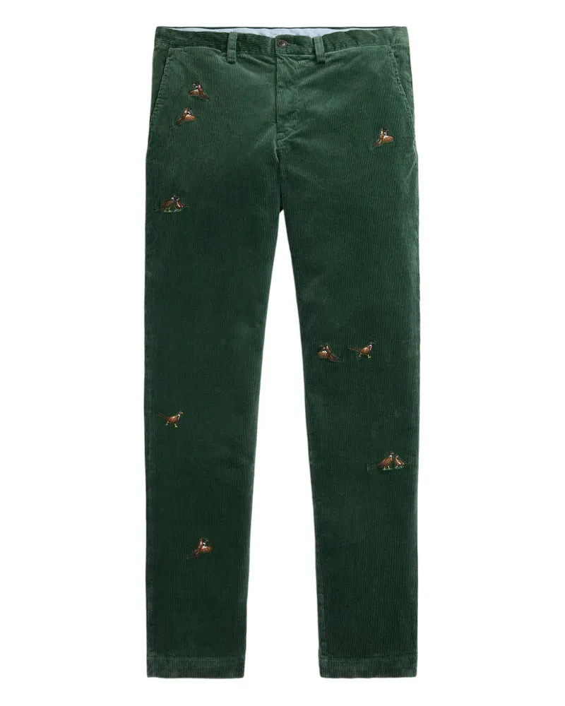 Ralph Lauren Hose mit Entenstickerei - Grün Grün