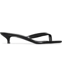 Totême Kitten-Heel-Flip-Flops 40mm Schwarz