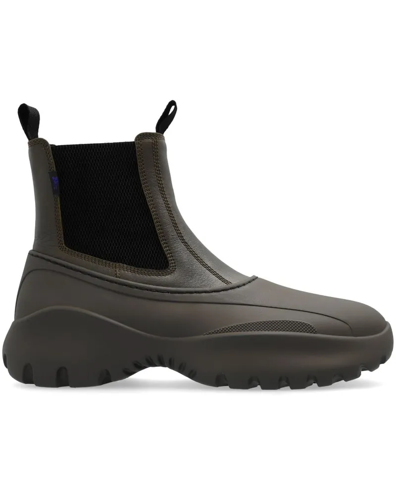 Burberry Stiefel mit runder Kappe - Grün Grün