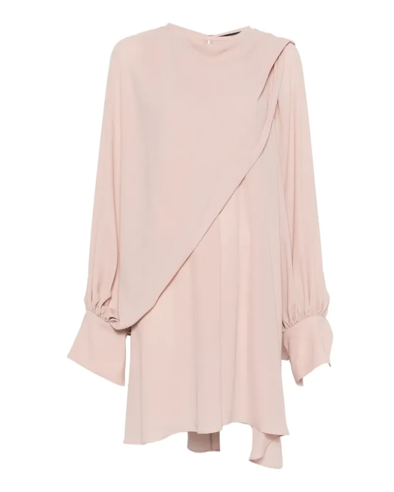 Gianluca Capannolo Amina draped mini dress - Rosa Rosa