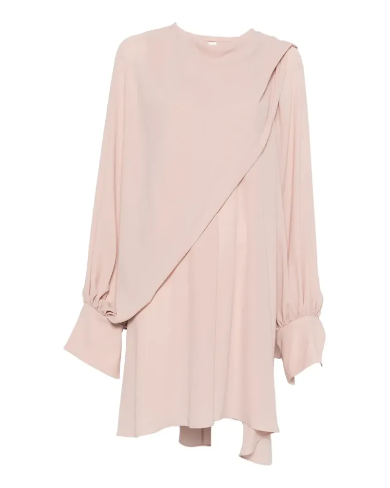 Gianluca Capannolo Amina draped mini dress - Rosa Rosa
