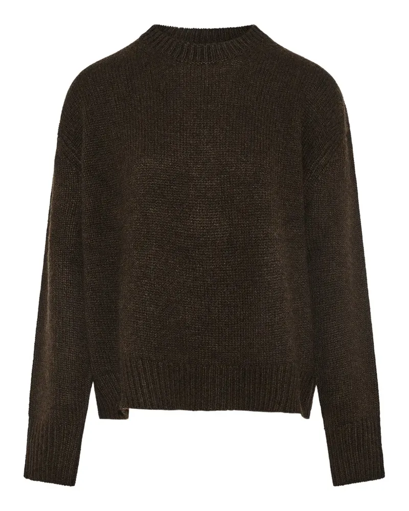 Yves Salomon Kaschmirpullover mit Rundhalsausschnitt - Braun Braun