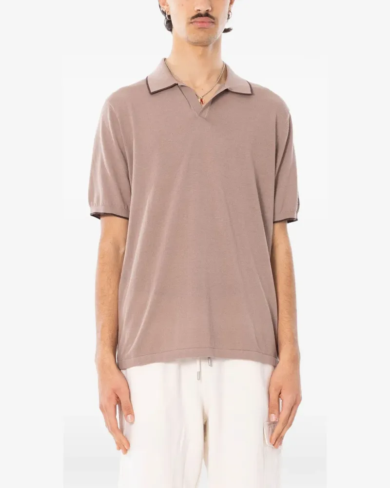 MC2 Saint Barth Sloan short-sleeve polo-collar T-shirt - Grau Grau