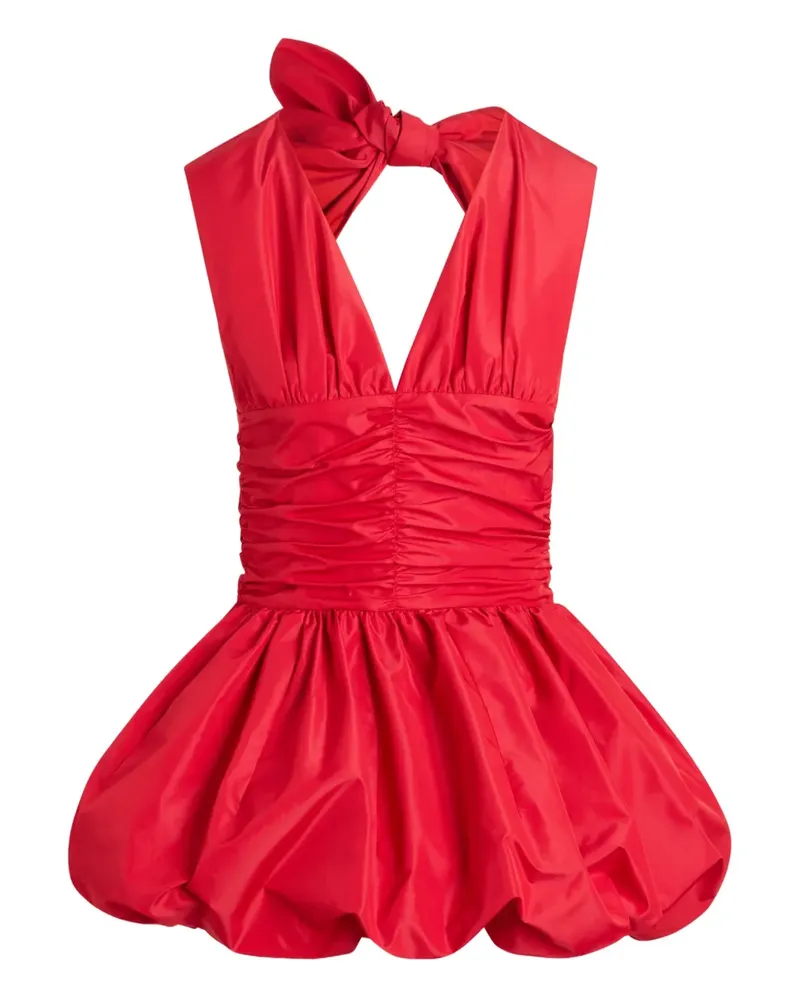 Patou Minikleid mit Schleife - Rot Rot